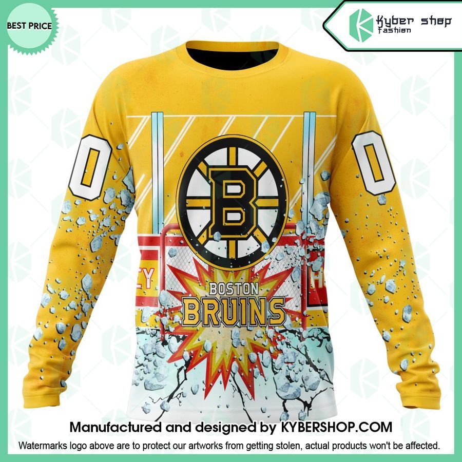Boston Bruins With Ice Hockey Arena CUSTOM Hoodie 6 boston bruins with ice hockey arena custom hoodie 6 857