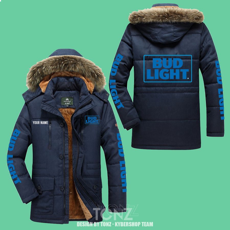 bud light custom parka jacket 1 80