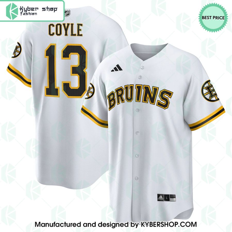 charlie coyle boston bruins baseball jersey 2 691