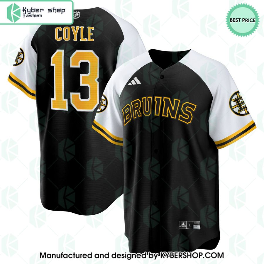 Charlie Coyle Boston Bruins Baseball Jersey 3 charlie coyle boston bruins baseball jersey 3 579