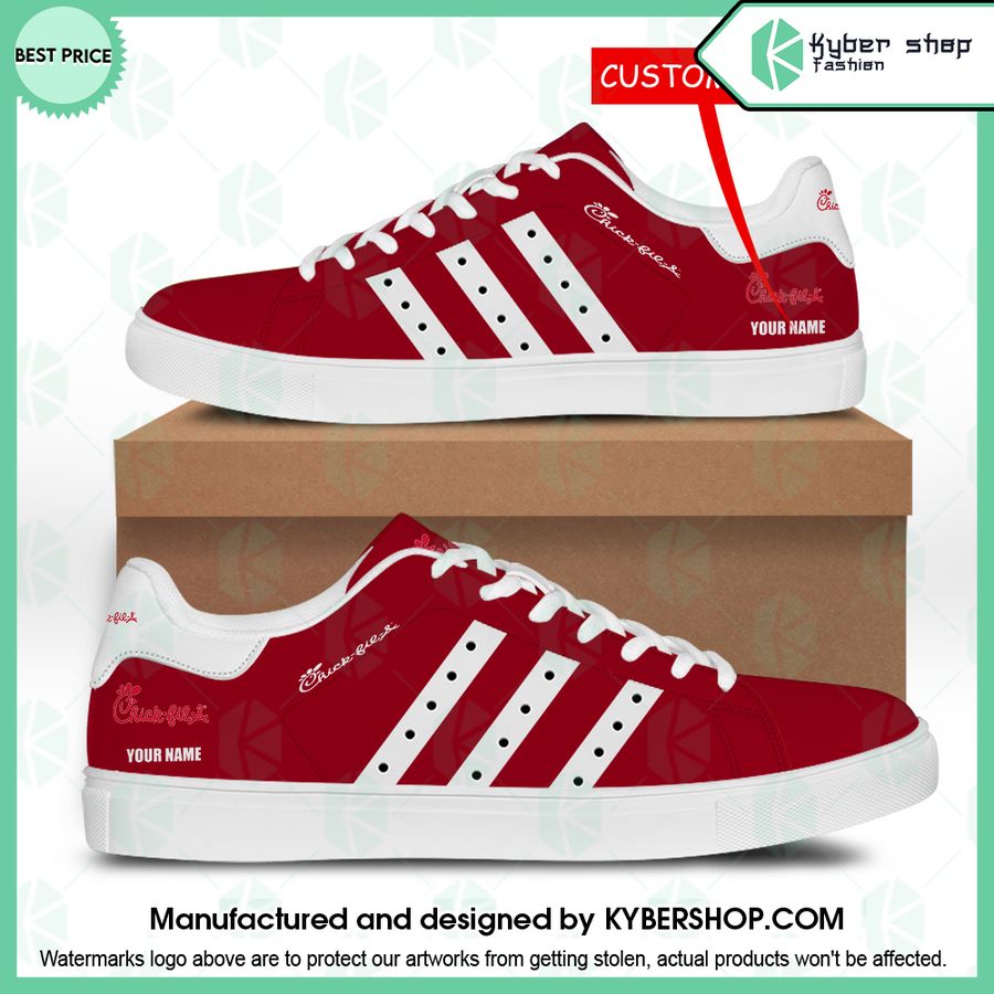Chick Fil A CUSTOM Stan Smith Shoes 4 chick fil a custom stan smith shoes 2 600