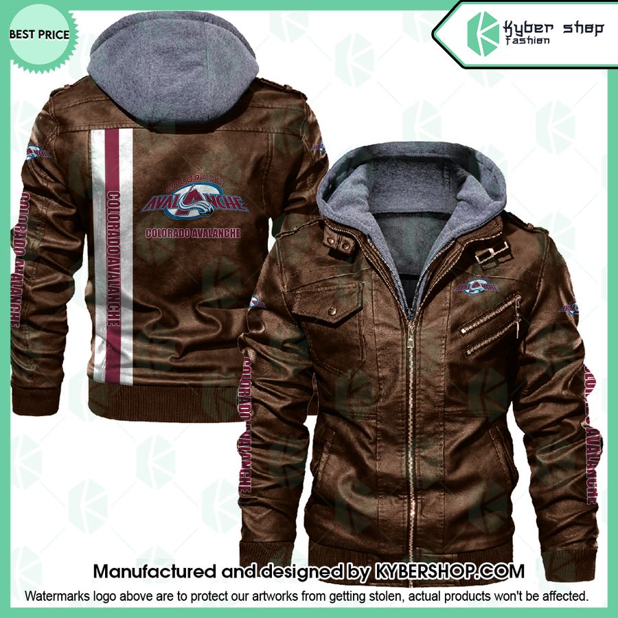 Colorado Avalanche Leather Jacket 6 colorado avalanche leather jacket 2 856