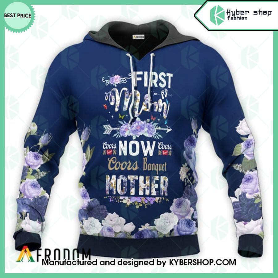 coors banquet first mom now mother hoodie 1 824