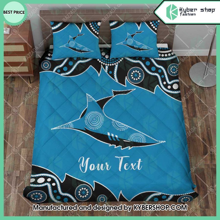 cronulla sutherland sharks aborigines custom name bedding set 1 653