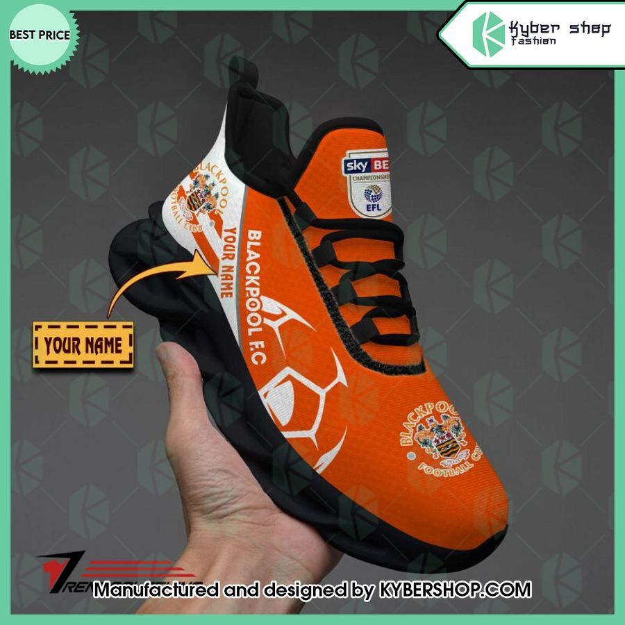 CUSTOM Blackpool FC Max Soul Shoes 4 custom blackpool fc max soul shoes 4 360