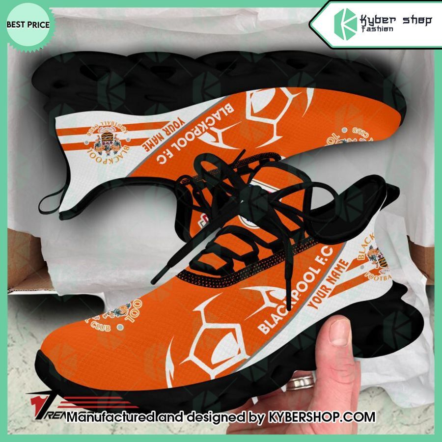 CUSTOM Blackpool FC Max Soul Shoes 6 custom blackpool fc max soul shoes 6 920