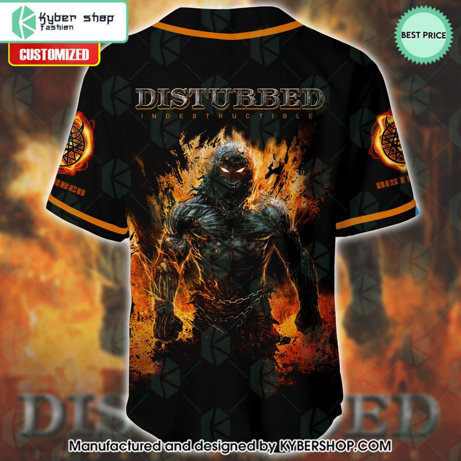 CUSTOM Disturbed Skull Baseball Jersey 4 custom disturbed skull baseball jersey 4 126