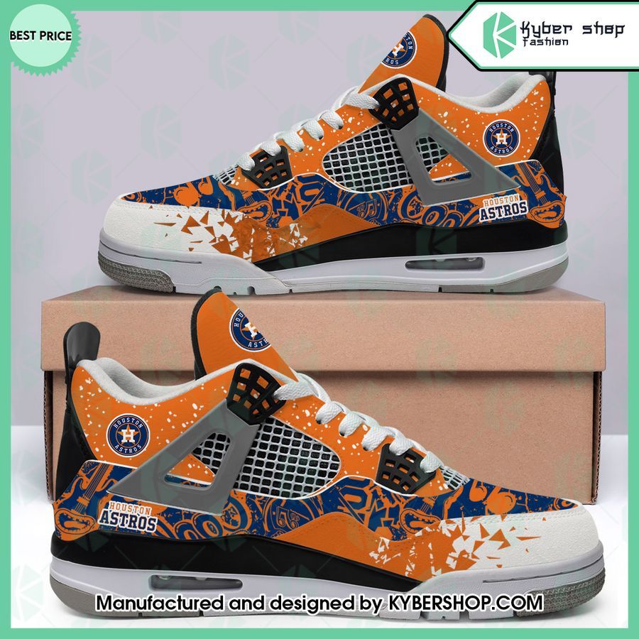 custom houston astros air jordan 4 shoes 2 328