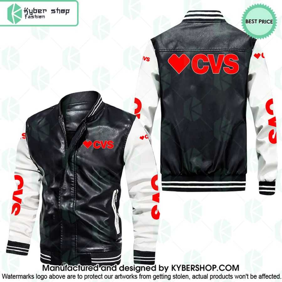 CVS Leather Bomber Jacket 3 cvs leather bomber jacket 3 397