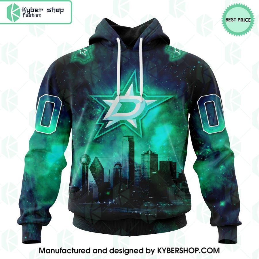 dallas stars night sky galaxy special design custom hoodie 1 634