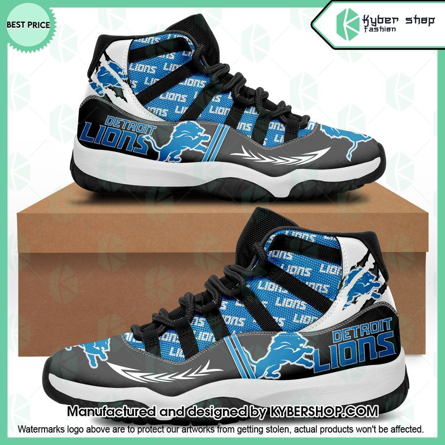 detroit lions air jordan 11 shoes 1 685