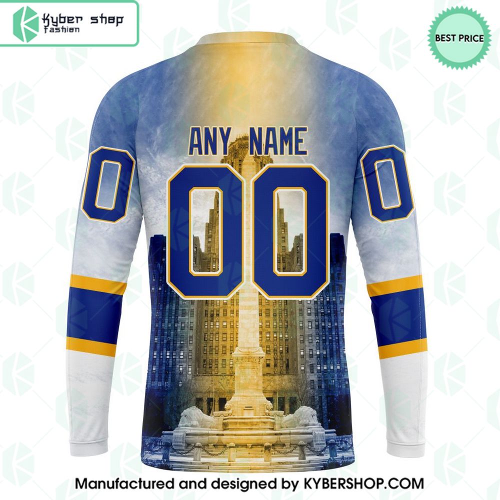 CUSTOM Buffalo Sabres Buffalo City Hall T Shirt 7 custom buffalo sabres buffalo city hall t shirt 7
