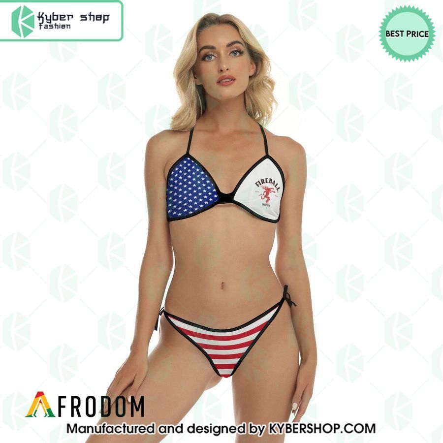 fireball whisky us flag bikini set 2 761