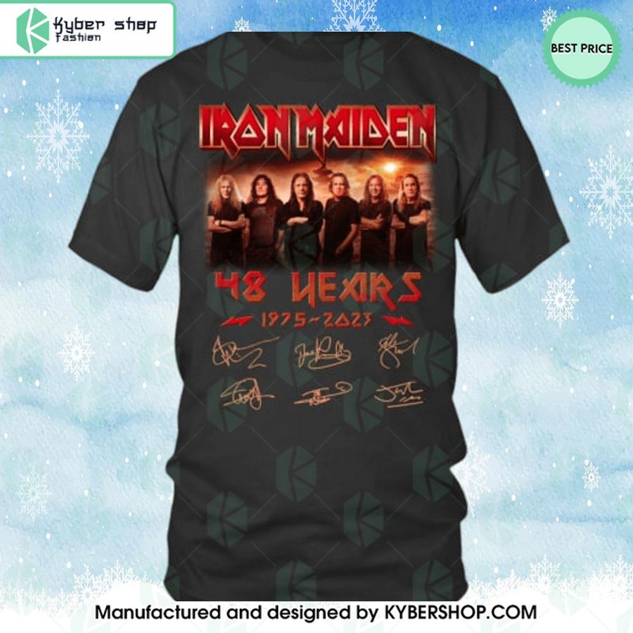iron maiden band 48 years shirt hoodie 1 999