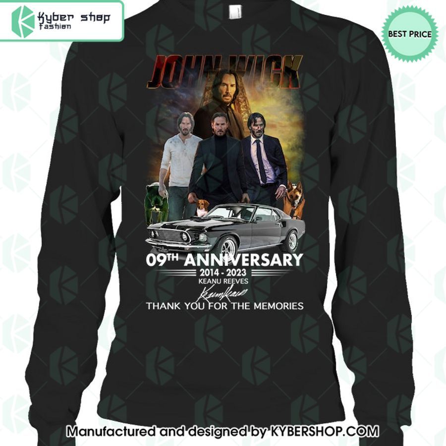 John Wick 9th Anniversary Shirt, Hoodie 3 john wick 9th anniversary shirt hoodie 3 786