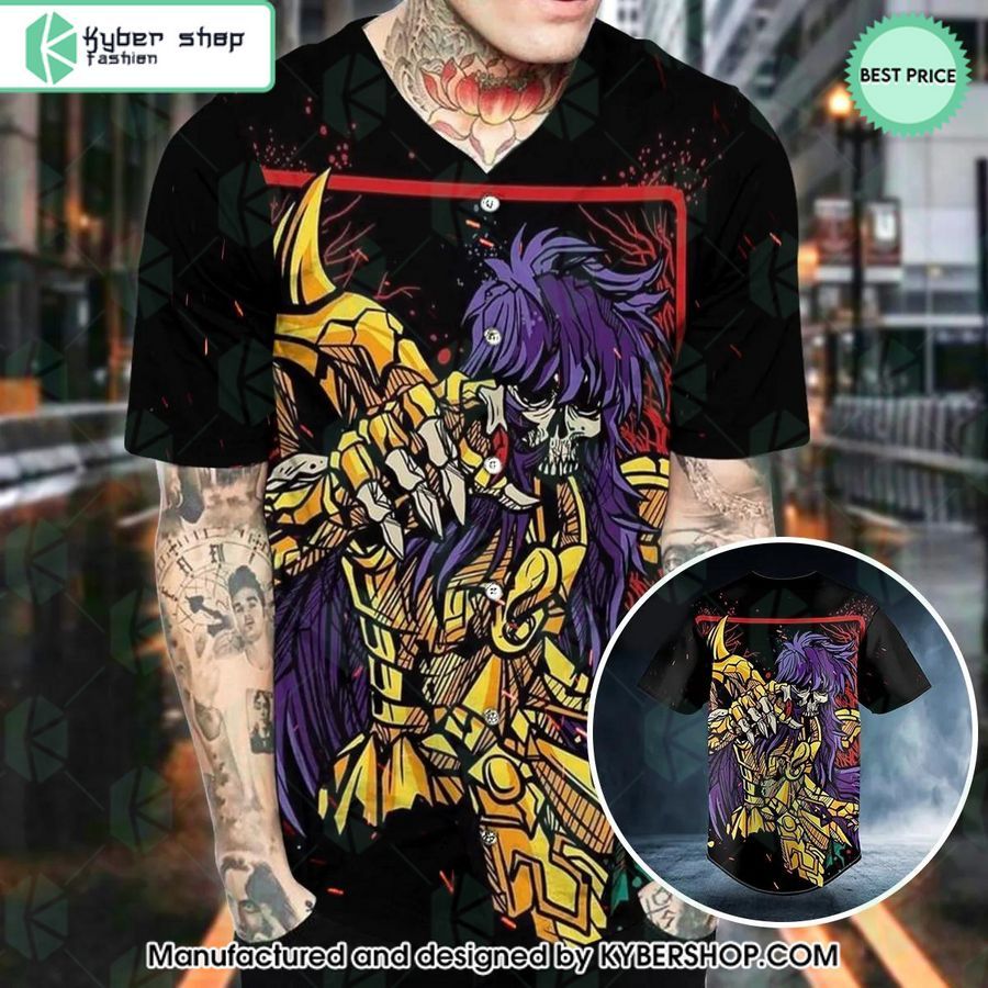 King Saint Seiya Skull Baseball Jersey 4 king saint seiya skull baseball jersey 4 540