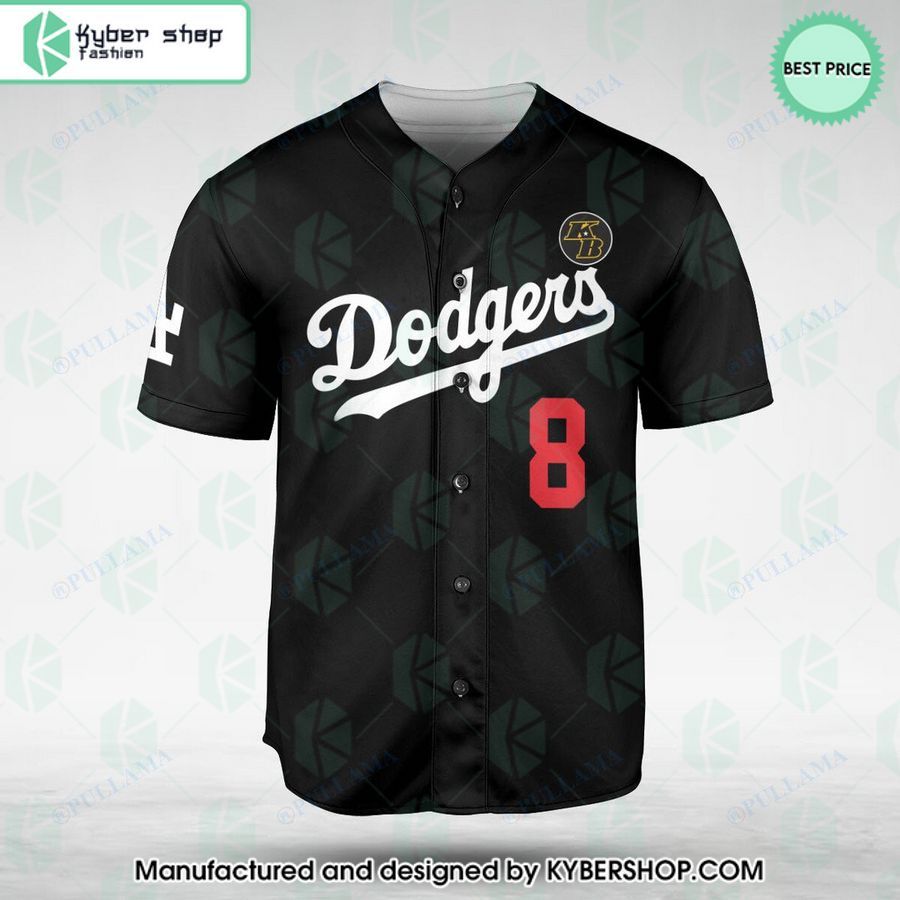 kobe bryant los angeles dodgers baseball jersey 2 912