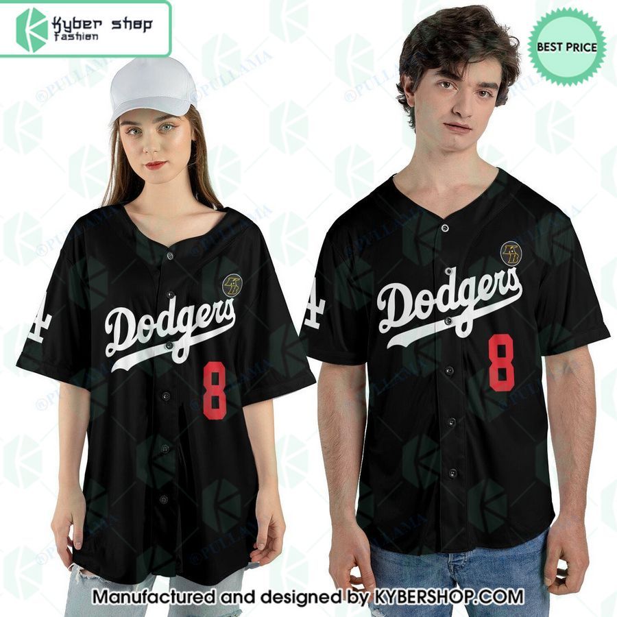 Kobe Bryant Los Angeles Dodgers Baseball Jersey 4 kobe bryant los angeles dodgers baseball jersey 4 716