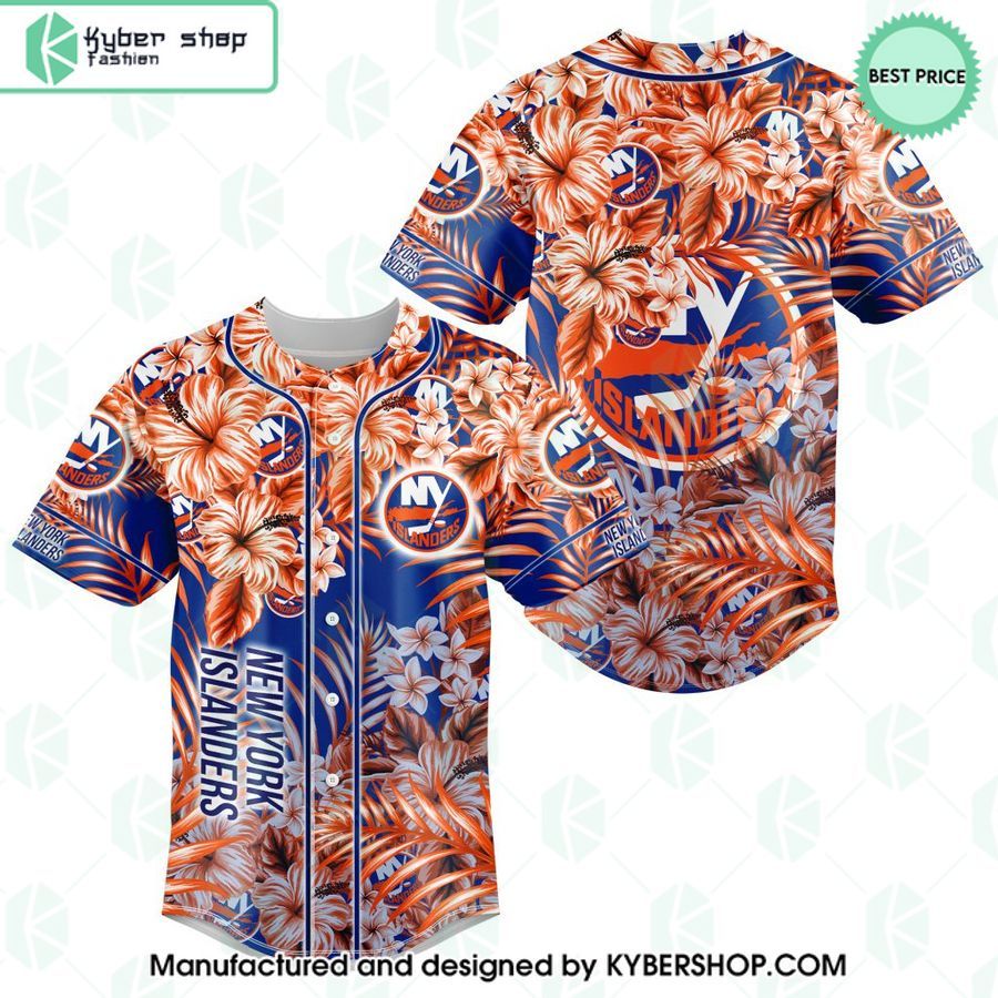 new york islanders hawaiian design baseball jersey 1 632