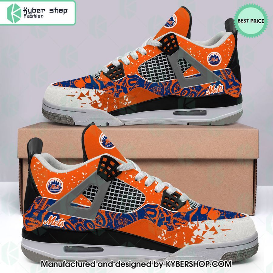 new york mets mlb air jordan 4 shoes 1 486