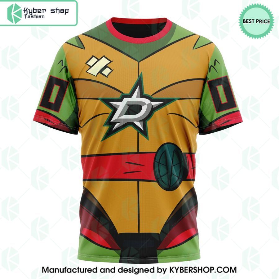 NHL Dallas Stars Teenage Mutant Ninja Turtles CUSTOM Hoodie 8 nhl dallas stars special teenage mutant ninja turtles custom hoodie 8 43
