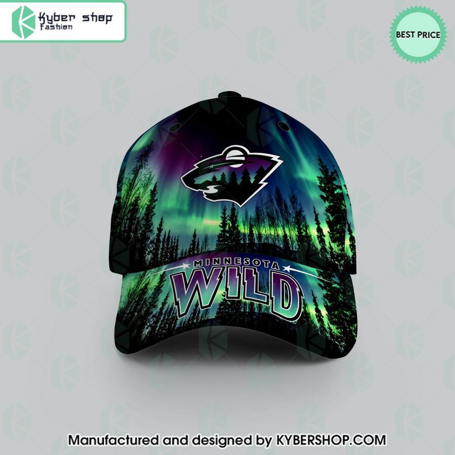 nhl minnesota wild special design with northern lights cap 1 808