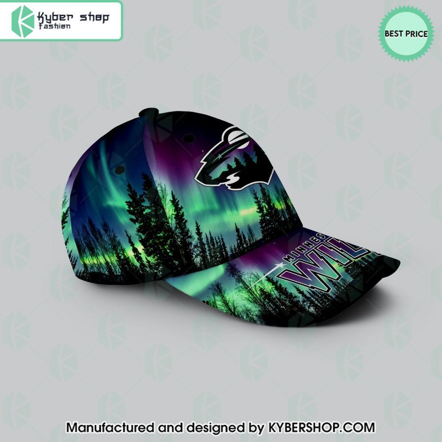 nhl minnesota wild special design with northern lights cap 2 816