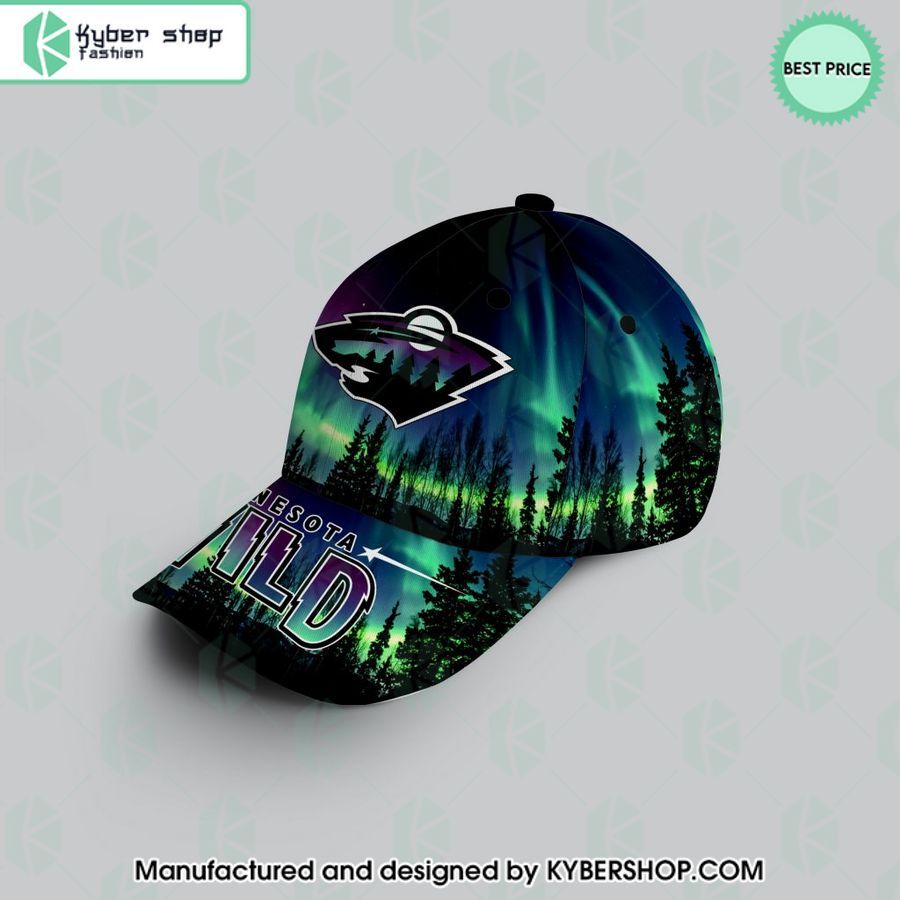 NHL Minnesota Wild Northern Lights Cap 3 nhl minnesota wild special design with northern lights cap 3 871