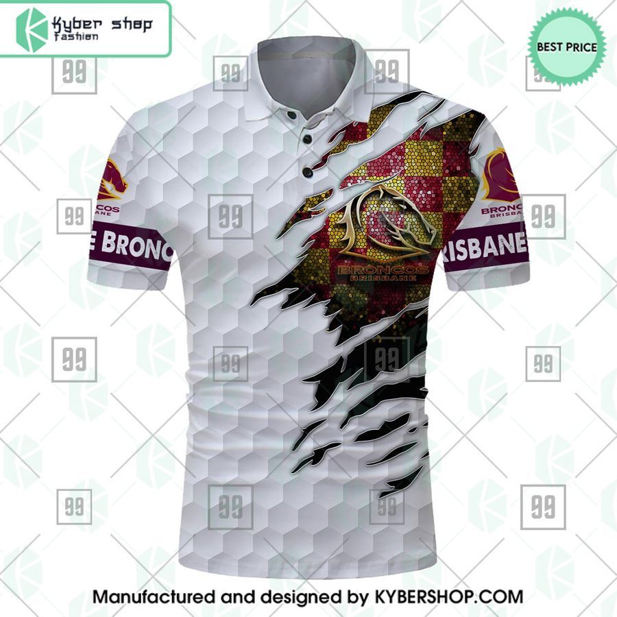 nrl brisbane broncos golf custom polo shirt 2 526