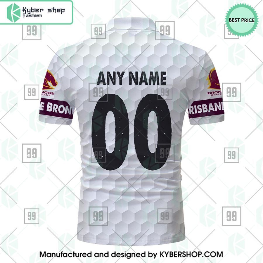NRL Brisbane Broncos Golf CUSTOM Polo 3 nrl brisbane broncos golf custom polo shirt 3 447