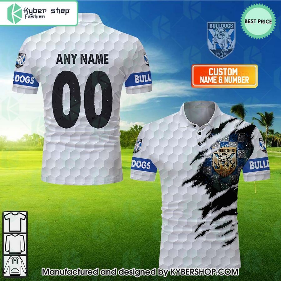 nrl canterbury bankstown bulldogs golf custom polo shirt 1 916