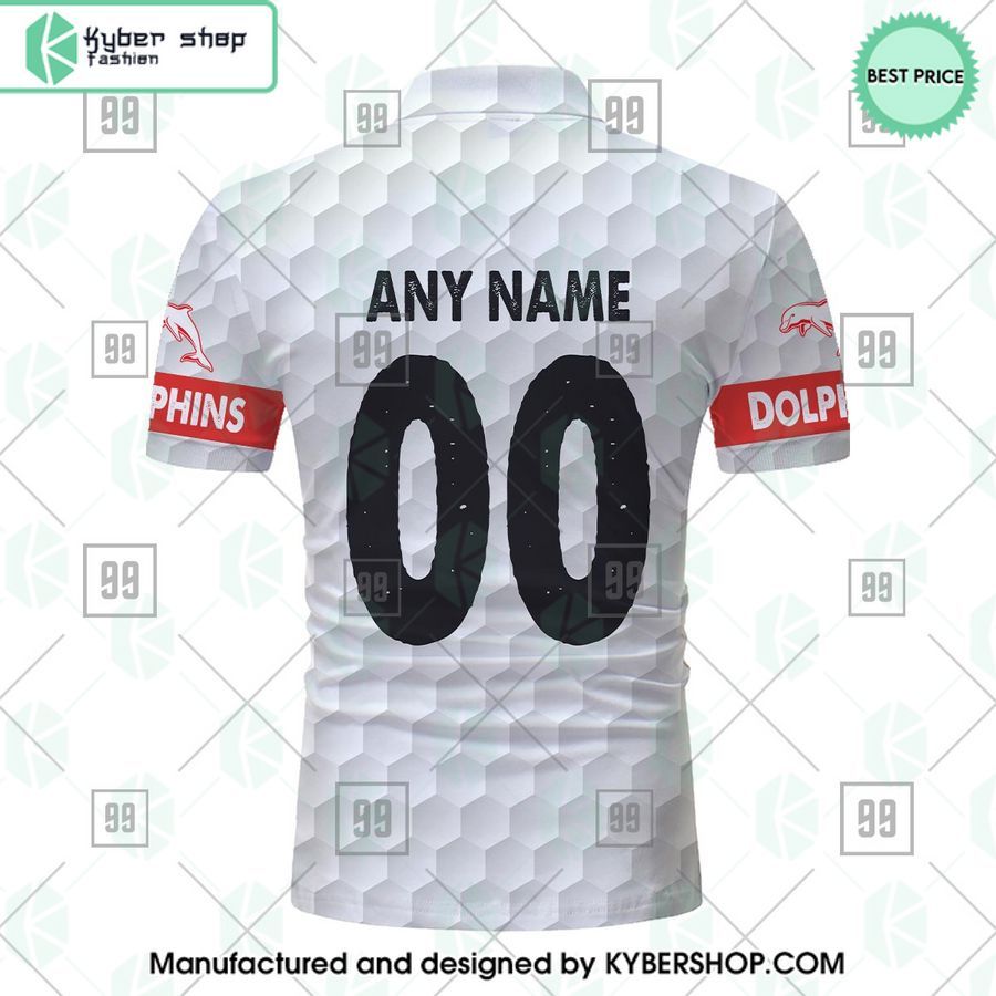 NRL Dolphins Golf CUSTOM Polo 3 nrl dolphins golf custom polo shirt 3 77