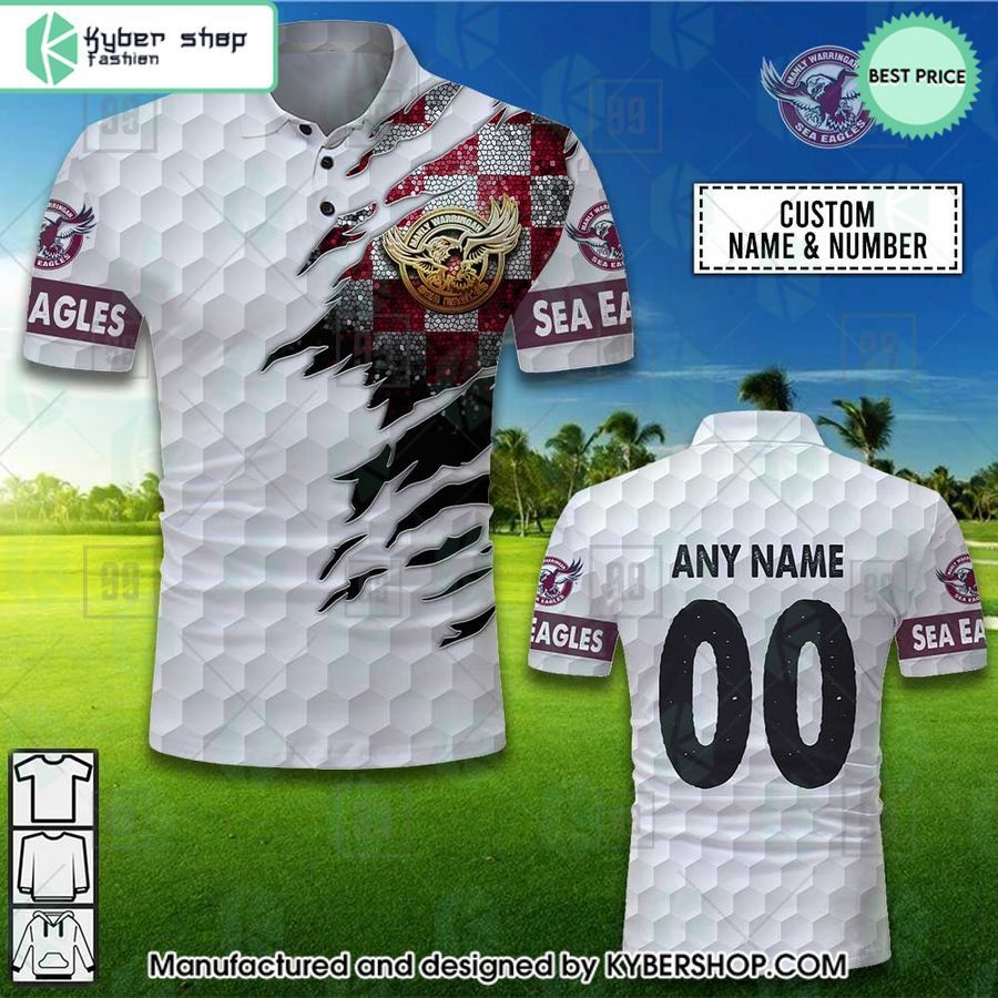 nrl manly warringah sea eagles golf custom polo shirt 1 933