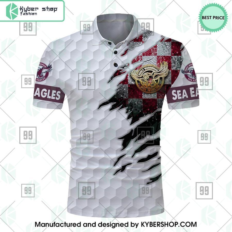 nrl manly warringah sea eagles golf custom polo shirt 2 198