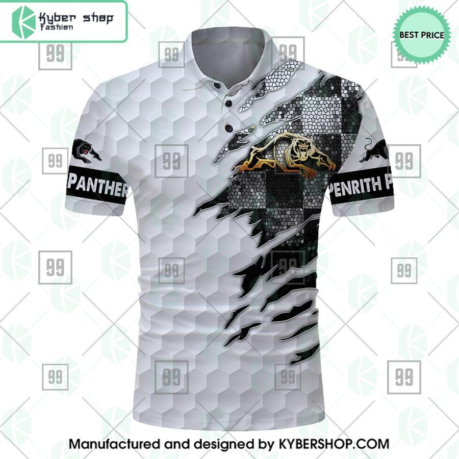nrl penrith panther golf custom polo shirt 2 284