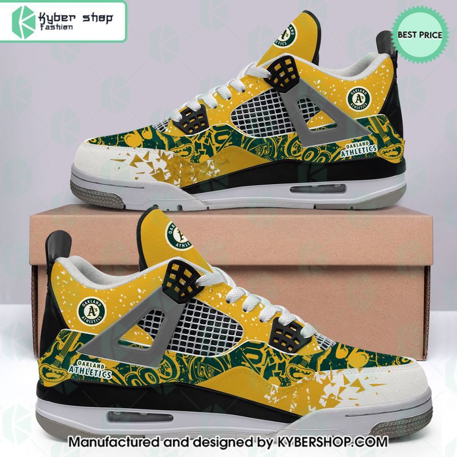 oakland athletics mlb air jordan 4 shoes 1 584