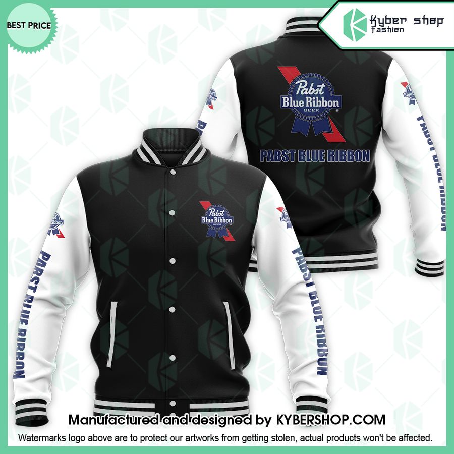 Pabst Blue Ribbon Baseball Jacket 5 pabst blue ribbon baseball jacket 2 96