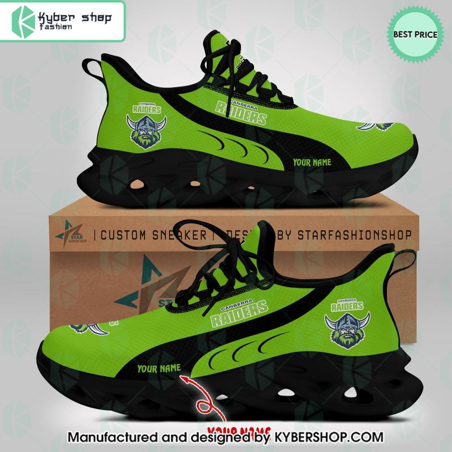 Personalized Canberra Raiders Max Soul Shoes 5 personalized canberra raiders max soul shoes 5 80