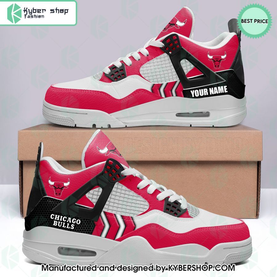 personalized chicago bulls air jordan 4 shoes 1 633