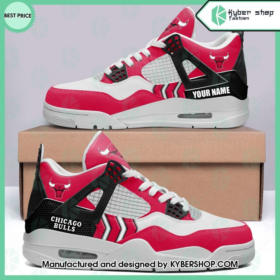 personalized chicago bulls air jordan 4 shoes 1 708