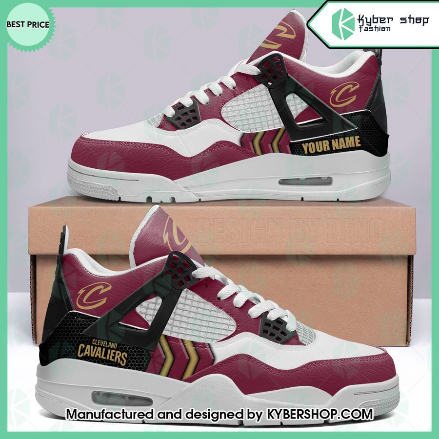 personalized cleveland cavaliers air jordan 4 shoes 1 132