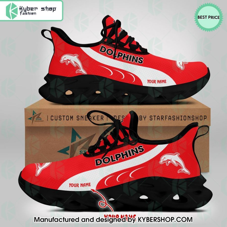 Personalized Dolphins NRL Max Soul Shoes 5 personalized dolphins nrl max soul shoes 5 586
