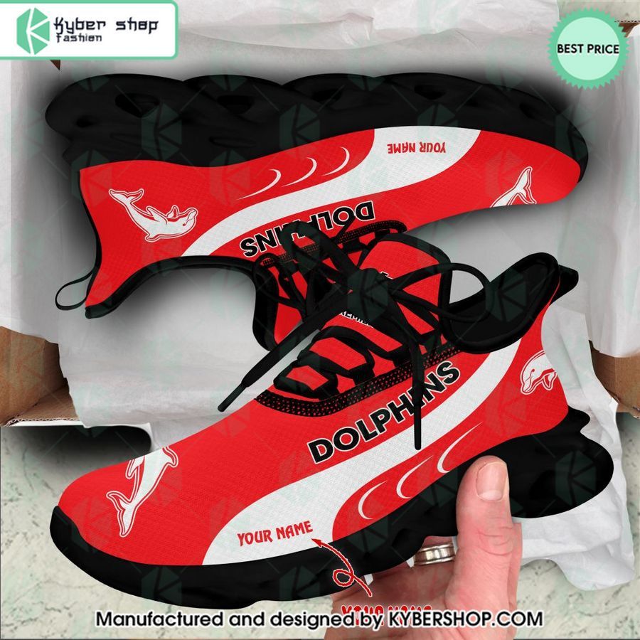 Personalized Dolphins NRL Max Soul Shoes 6 personalized dolphins nrl max soul shoes 6 876
