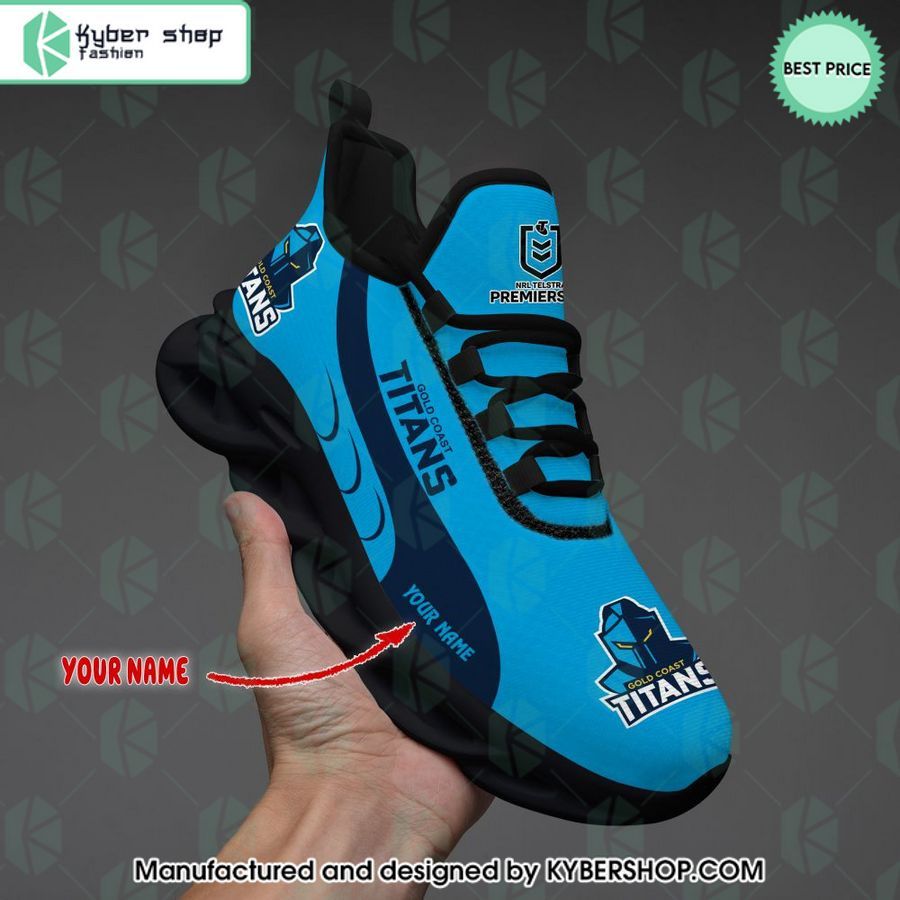 Personalized Gold Coast Titans Max Soul Shoes 3 personalized gold coast titans max soul shoes 3 122