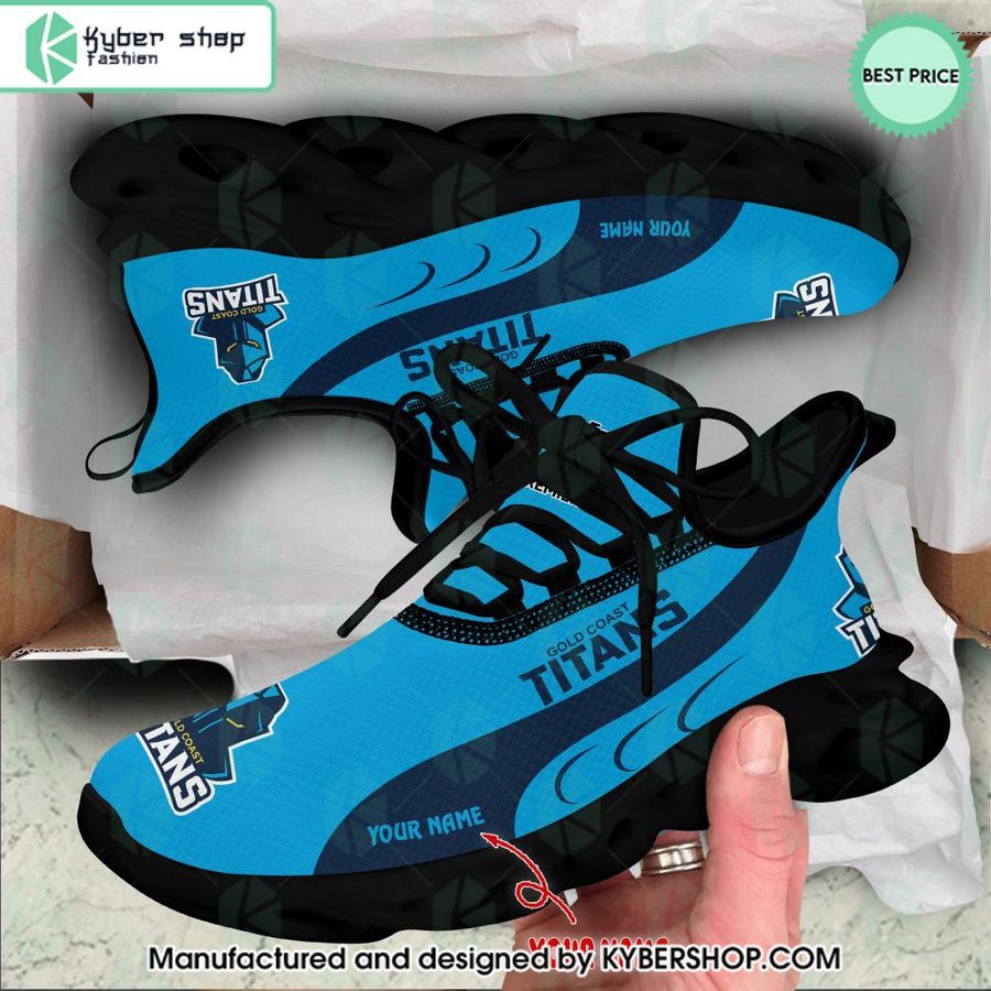 Personalized Gold Coast Titans Max Soul Shoes 5 personalized gold coast titans max soul shoes 5 929
