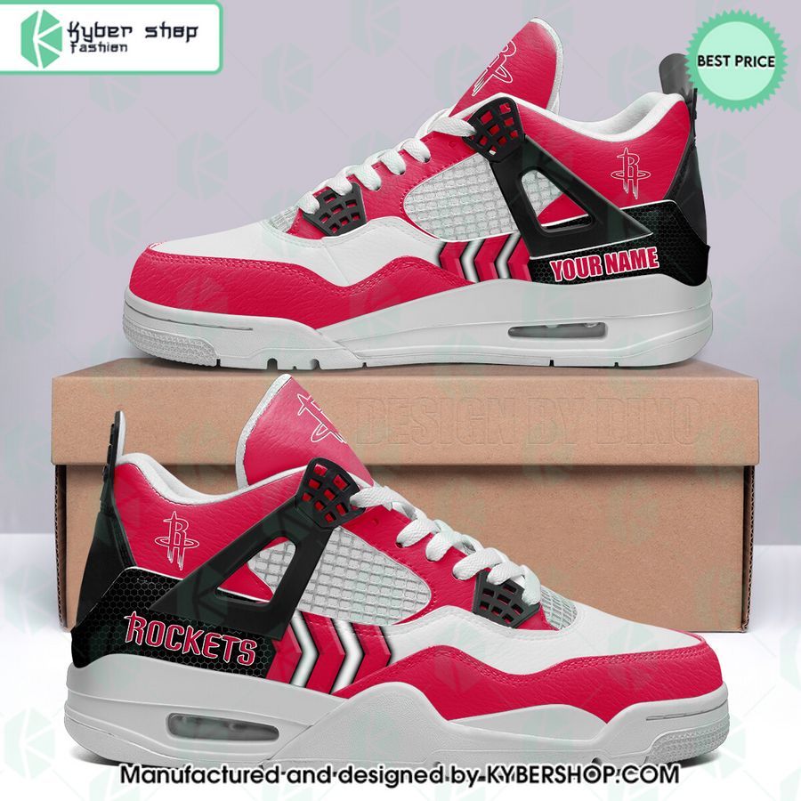 personalized houston rockets air jordan 4 shoes 1 303