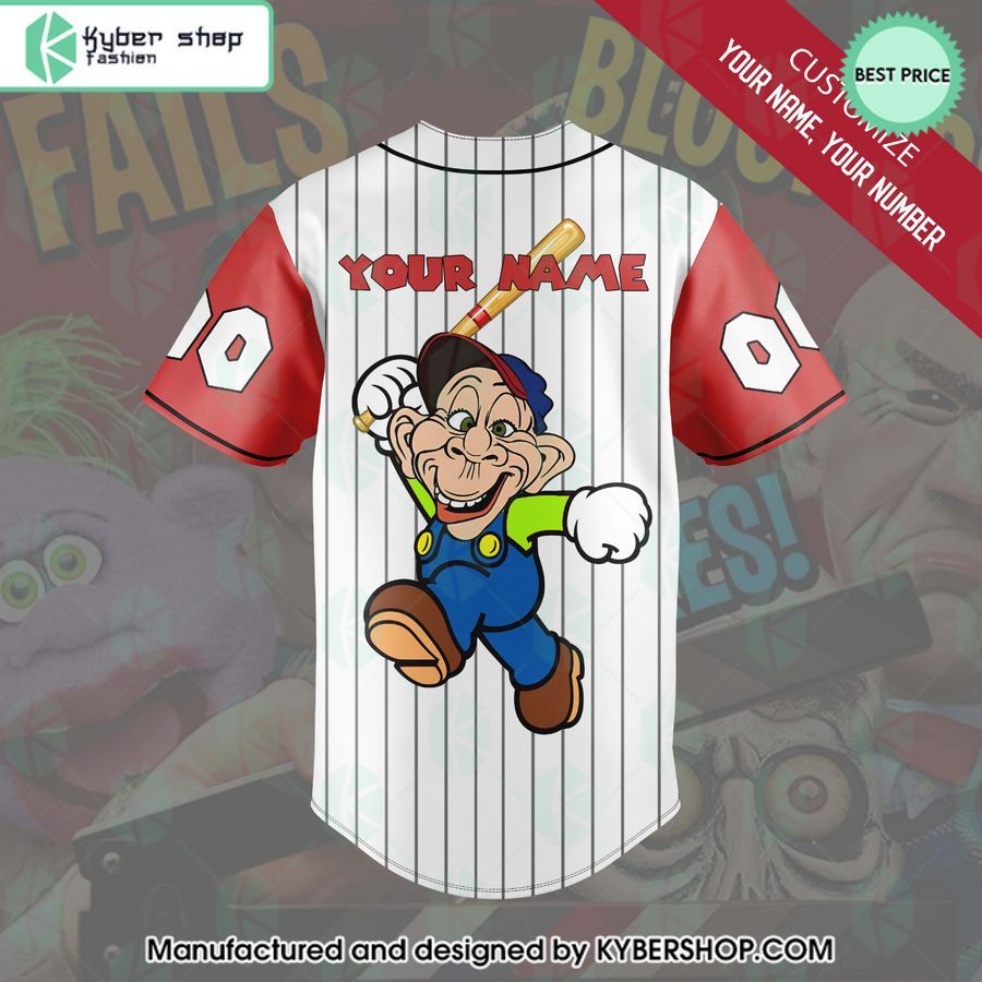 Personalized Jeff Dunham Bubba J Baseball Jersey 3 personalized jeff dunham bubba j baseball jersey 3 826