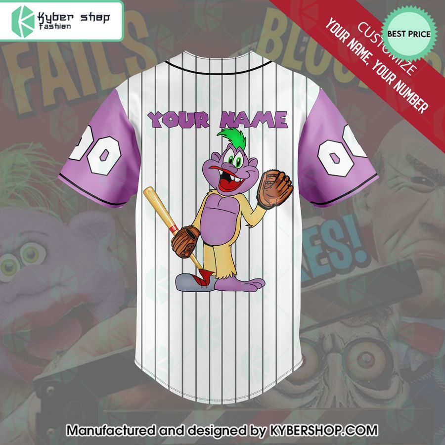 Personalized Jeff Dunham Peanut Baseball Jersey 3 personalized jeff dunham peanut baseball jersey 3 370