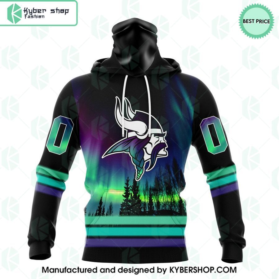 Personalized NFL Minnesota Vikings Northern Lights Shirt, Hoodie 13 personalized nfl minnesota vikings northern lights shirt hoodie 4 739
