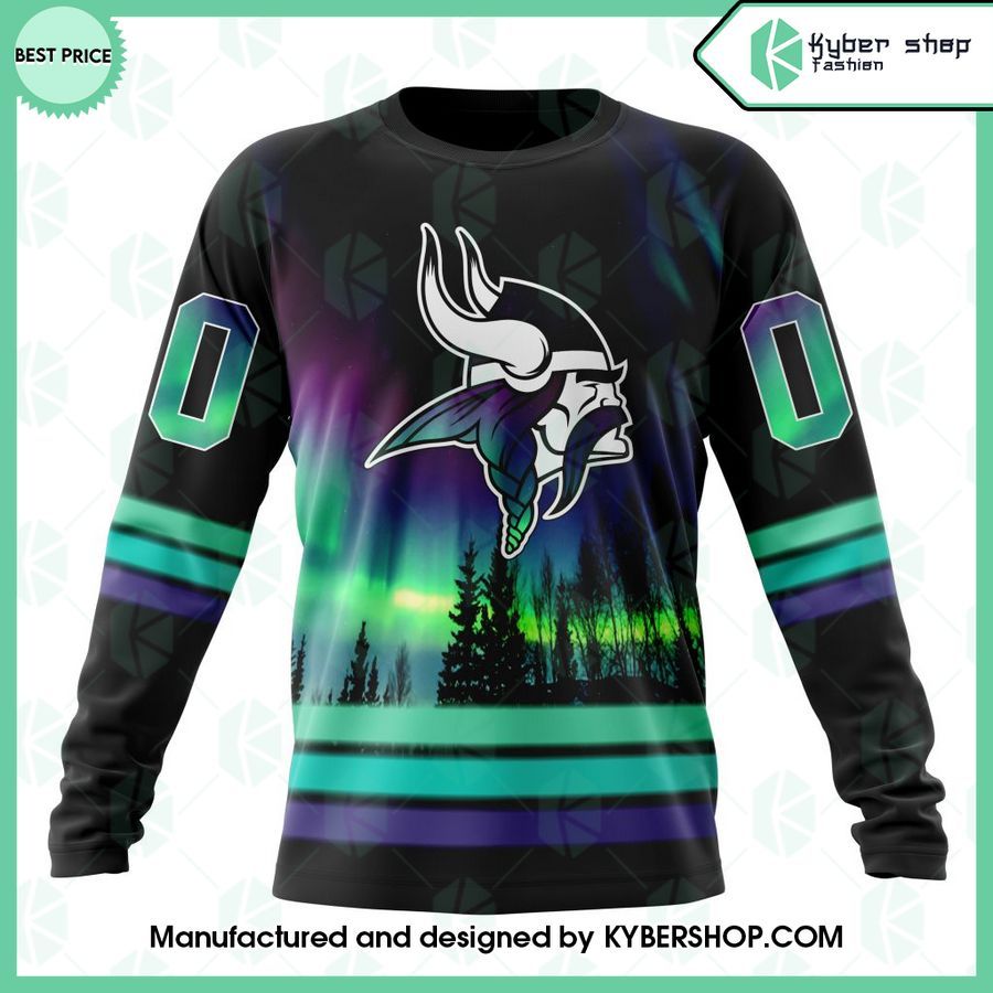 Personalized NFL Minnesota Vikings Northern Lights Shirt, Hoodie 6 personalized nfl minnesota vikings northern lights shirt hoodie 6 620